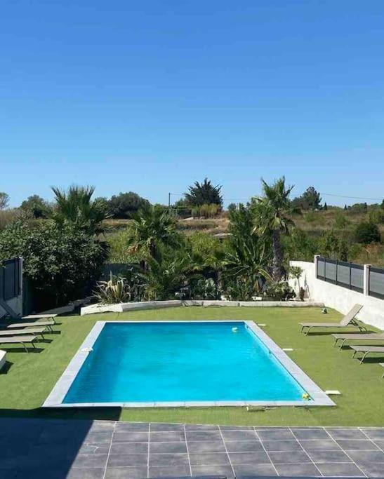 Proche Plage ,Lumineux, Confort Et Bien Situe Villa Mèze Esterno foto